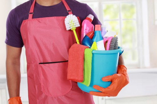 Regular communal area cleaning for a West London apartment block