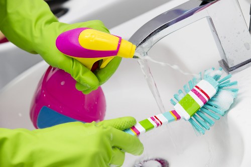 Local cleaners working in a Hammersmith flat
