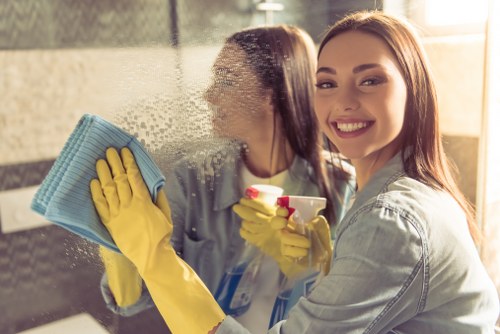 Commercial floor cleaning service for a Hammersmith business