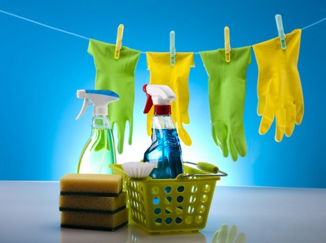 Local cleaner preparing an Airbnb property in Hammersmith