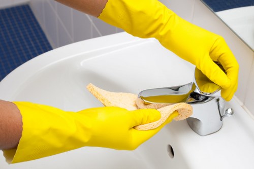Office regular cleaning in Hammersmith with desks and communal areas kept tidy