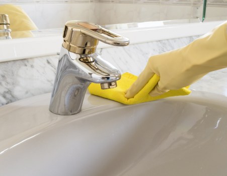 Upholstery cleaning process for a fabric sofa in West London